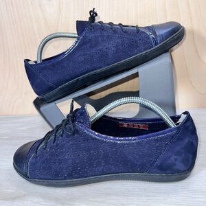 Sabrinas Blue Suede Classic Casual Sneakers Women's 8‎